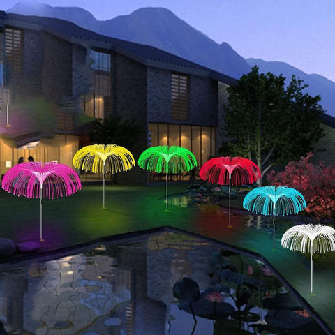 1-8Pcs Led Solar Jellyfish Lights Outdoor Solar Lights RGB Colorful-TI00809-Veeddydropshipping