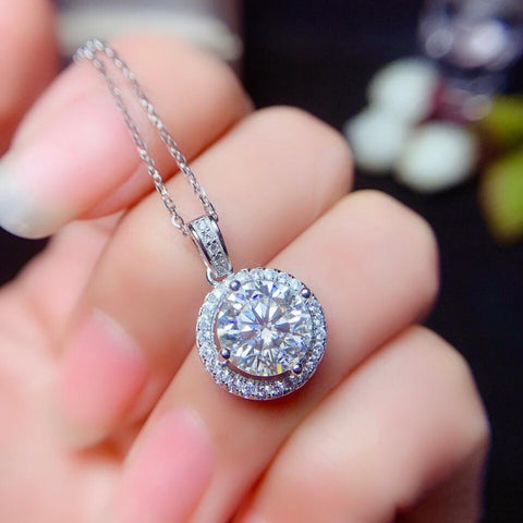 925 Sterling Silver Charm Pendants Necklace For Women Fine Jewelry-JW00055-Veeddydropshipping