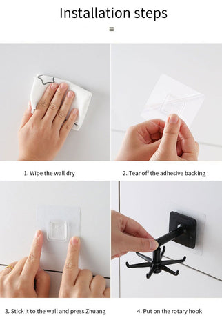 Kitchen Free Kitchenware Storage Hook-HA00903-Veeddydropshipping