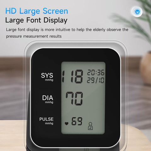 Portable Digital Upper Arm Blood Pressure Monitor-BH00798-Veeddydropshipping