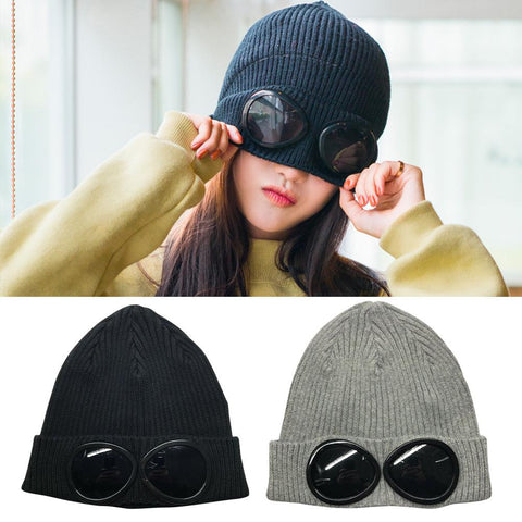 Outdoor Keep Warm Cycling Protective Ski Cap Multifunctional Sports With Sunglasses -OS01092-Veeddydropshipping