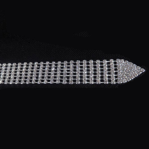 Fashion Diamond Tie Rhinestone Collar Tie-WF01336-Veeddydropshipping