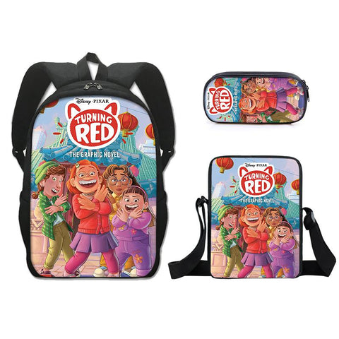 Disney Turning Red Backpack Pixar Anime Mei Red Panda-TB00037-Veeddydropshipping