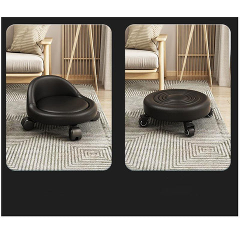 Small Round Floor Chair Roller Seat-HA01589-Veeddydropshipping