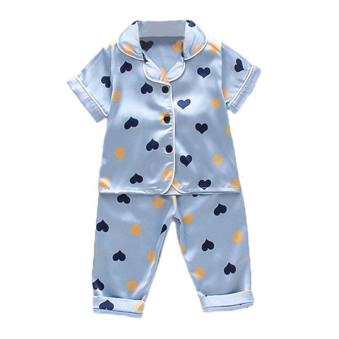 Girl Pajama Sets Boy Baby Clothes Kids Sleepwear Pijama Toddler Bear-TB01060-Veeddydropshipping