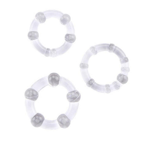 1 Pcs/Set Cock Penis Ring Bead Penis Ring Male Delay Ejaculation Lasting Silicone -BH01253-Veeddydropshipping