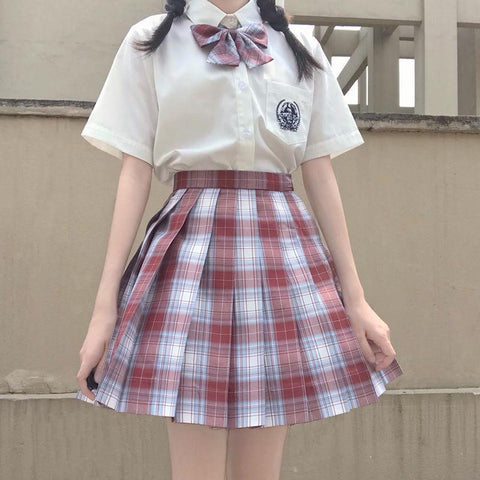 Japanese Jk Uniform Pleated Skirt Girl-WF00005-Veeddydropshipping