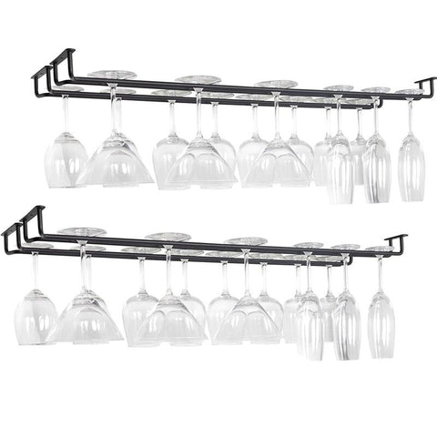 Under Cabinet Wine Glass Rack-HA00908-Veeddydropshipping