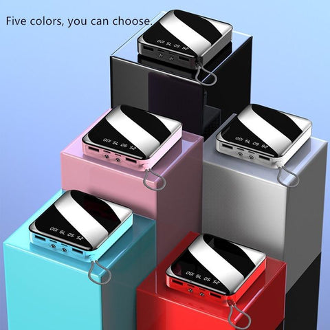20000mAh Mini Portable Power Bank Digital Display External Battery Fast Charging Mobile Phone-PA00460-Veeddydropshipping