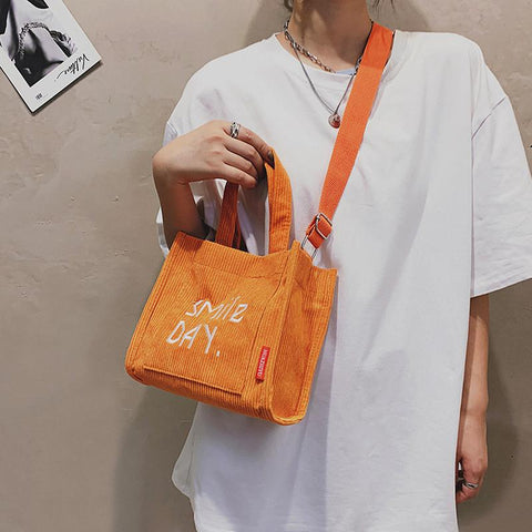 Bag Girl Shopper Fashion Casual Simple Handbag Cute Cartoon-BS00387-Veeddydropshipping