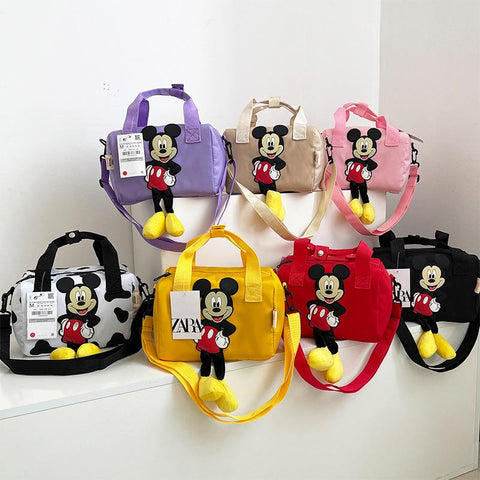 Cartoons Mickey Mouse Nylon Bag Women Messenger Bag Cute Anime-BS00139-Veeddydropshipping