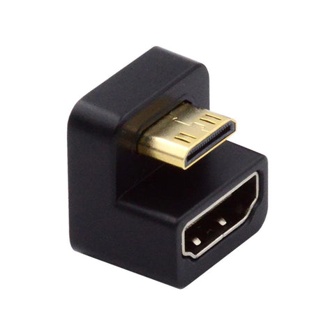 360 Degree Down UP Opposite U Shape Back Angled Mini HDMI 1.4 Male to HDMI -CE00235-Veeddydropshipping