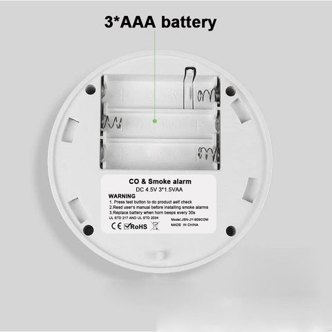 Smoke Alarm LED Digital Carbon  Detector-CO00616-Veeddydropshipping