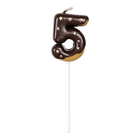 Donuts Numbers Birthday Candles Wishing Parties-HA00361-Veeddydropshipping