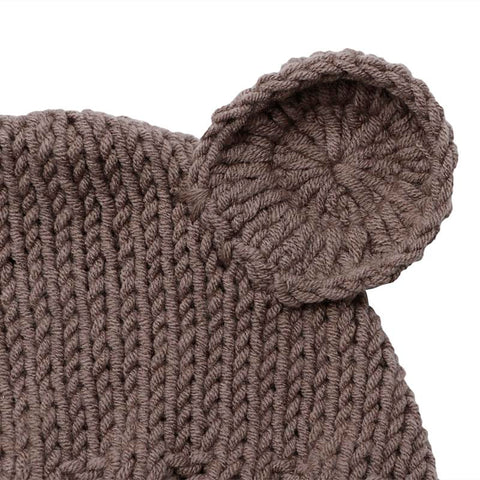 2 Pcs/Set Crochet Hat Bear Photography Props for 0-3 Month Babies Pants-TB00808-Veeddydropshipping