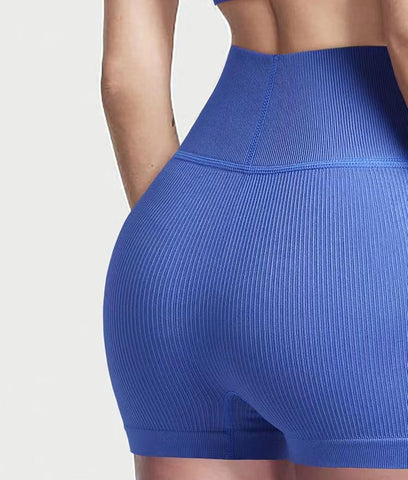 Seamless Yoga Set Gym Suits With Shorts Crop Top Sexy Bra  Women's Pants 2 Pieces-OS00758-Veeddydropshipping