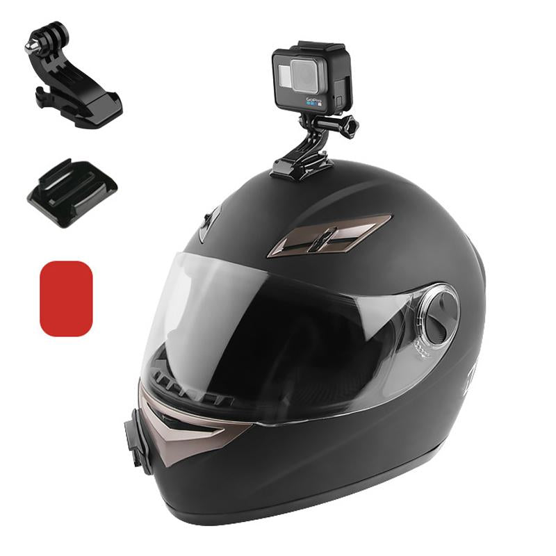 Adjustable Helmet Chin Mount Curved Side Adhesive Mount for GoPro Hero -CE00432-Veeddydropshipping