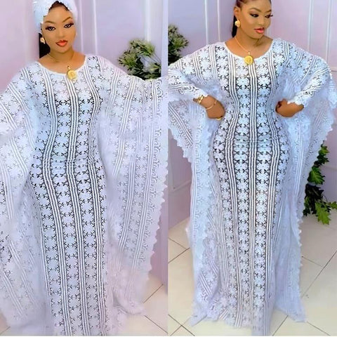 Women African Elegant Dashiki Maxi Dress-WF01655-Veeddydropshipping