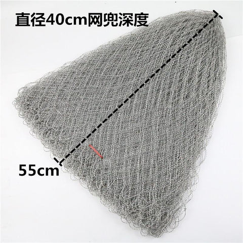 Foldable Hand Net Diameter 40CM/50CM Fishing Landing Net Head  Brail Net-OS00438-Veeddydropshipping
