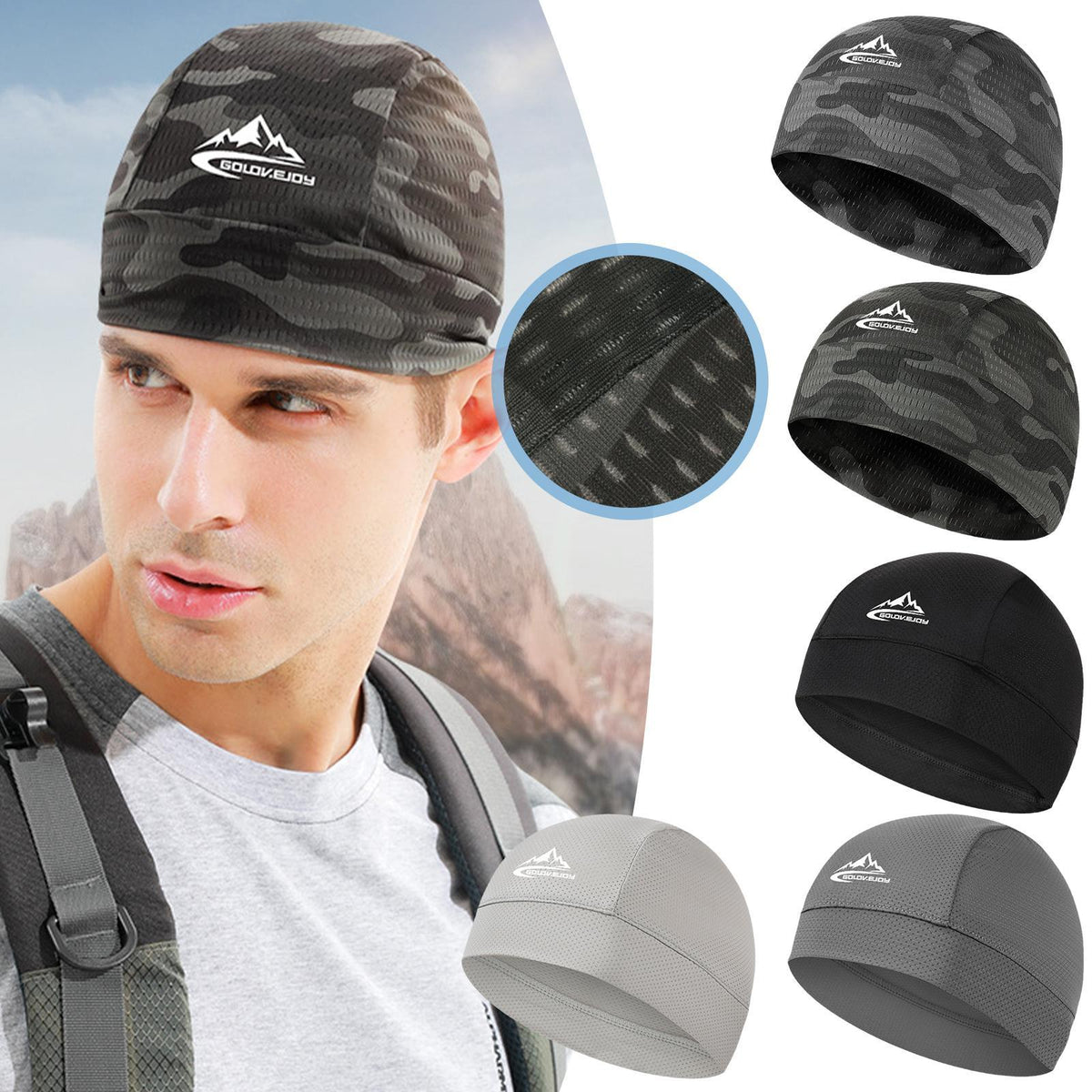 Breathable Mesh Cycling Helmet Inner Caps Anti-sweat Thin Mesh Hat Inner Bike-OS01072-Veeddydropshipping