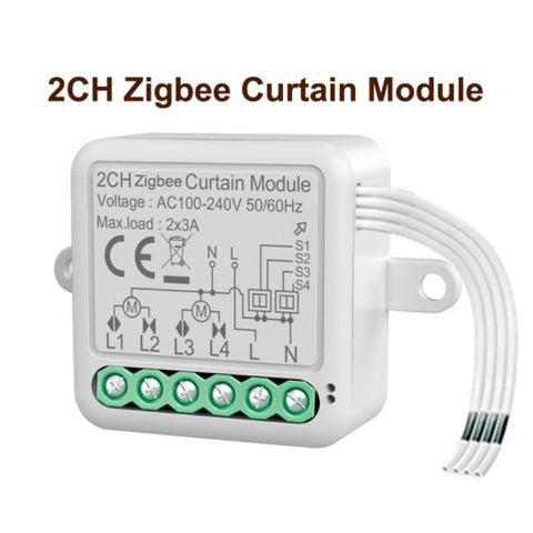 Tuya Zigbee Mini Roller Shutter Electric Motor Switch Wireless Remote-TI01066-Veeddydropshipping