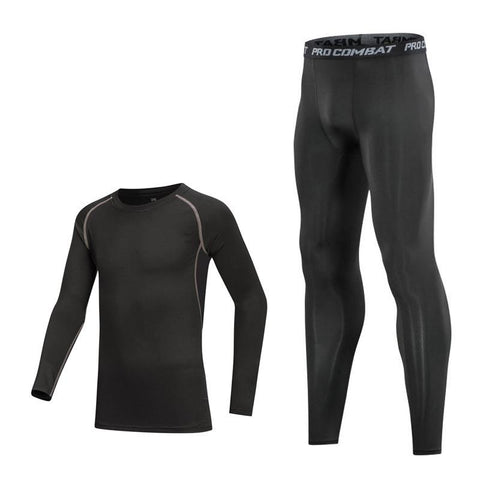 Set Autumn Winter Long Johns  Fitness Fast-Dry Thermo Colors-MF01537-Veeddydropshipping