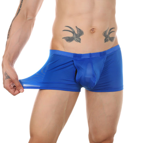 Underwear Boxer Sexy Sheer Underpants Side Open Crotch Trunks-MF01440-Veeddydropshipping