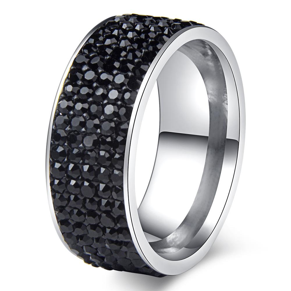 High Quality Crystal Stainless Steel Ring Multicolor Women -JW00035-Veeddydropshipping
