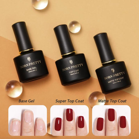 10ml Base Gel Top Coat UV Gel Nail Polish Nail Art Manicure -BH01012-Veeddydropshipping