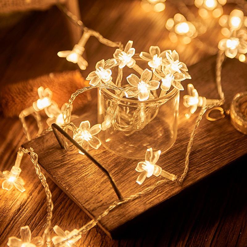 10m Led Fairy Light Strings Cherry Blossom Garland Crystal Indoor Decorative-TI00937-Veeddydropshipping