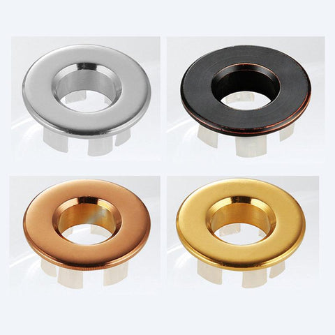 Sink Hole Round Overflow Cover Ceramic Pots-HA01033-Veeddydropshipping