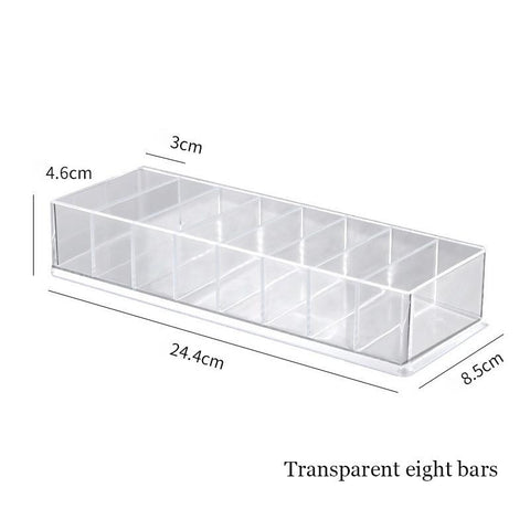 Desktop data cable storage box transparent mobile phone power cable charger earphone organizing-PA00873-Veeddydropshipping