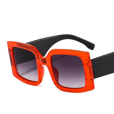 Oversized Square Sunglasses Vintage Designer Women-WF01318-Veeddydropshipping