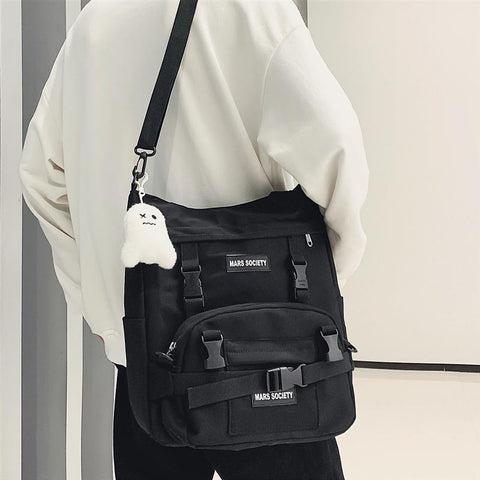 Harajuku Student Wild Large-capacity Class Messenger Bag Female-BS00381-Veeddydropshipping