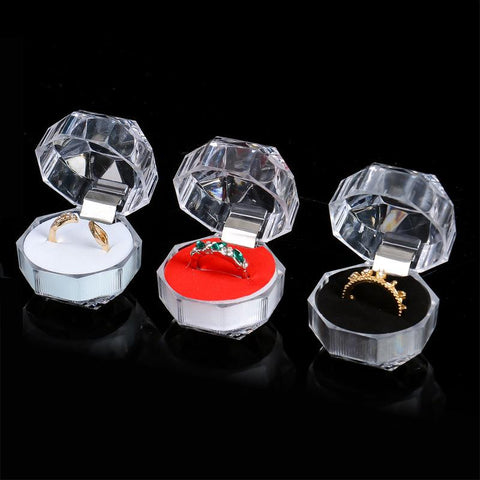 transparent ring box jewelry storage box packaging gift-JW01680-Veeddydropshipping