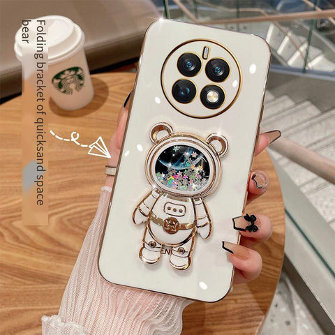 Quicksand space bear kickstand phone case for Huawei Mate 50 40 30 20 10 Pro 20X Coque Stand Soft Back Cover-PA00254-Veeddydropshipping