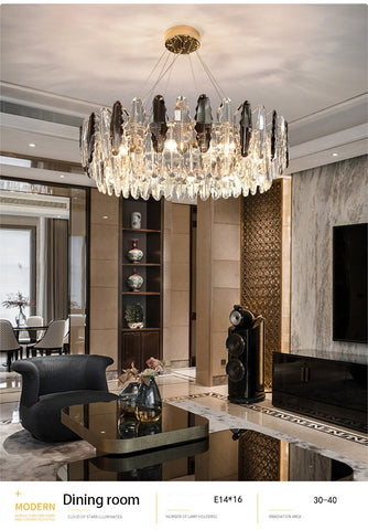 Modern Luxury Crystal Chandeliers-TI00422-Veeddydropshipping