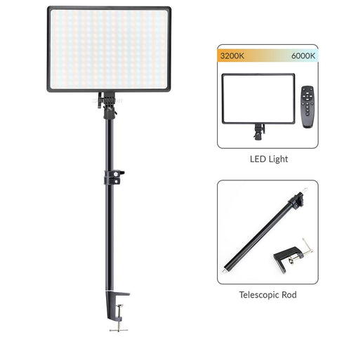 10/14inch LED Video Light Panel Bi-Color 3000K-6000K Photography Lighting-CE00417-Veeddydropshipping