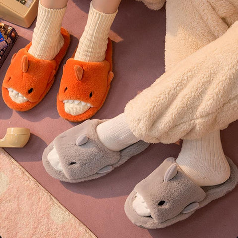 Cotton Slippers Home Couples Fashion Shoes Warm Women-BS01200-Veeddydropshipping