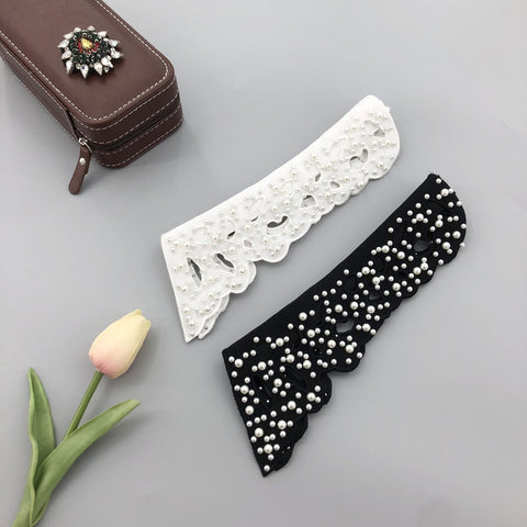 Woman Blouse Tops Fake Collar Necklace Ties-WF01343-Veeddydropshipping
