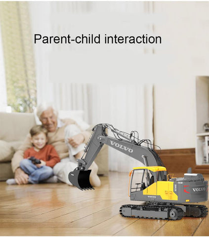 RC Excavator 1:16 Timber Grab Drill 17CH Remote Control Crawler Truck Grab-TB01425-Veeddydropshipping