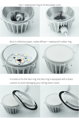 Spot led  Waterproof Fire-proof Down light-TI00371-Veeddydropshipping