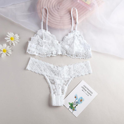 Sexy Women Bra Briefs Set-WF00731-Veeddydropshipping