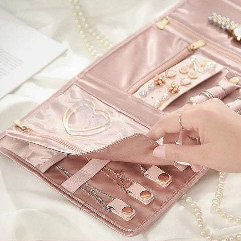 Jewelry Organizer Roll Case Watch Band Organizer Storage Bag-JW01740-Veeddydropshipping