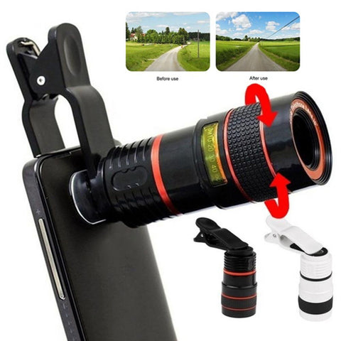Universal 12X High Clarity Zoom Telescope Phone-PA01216-Veeddydropshipping