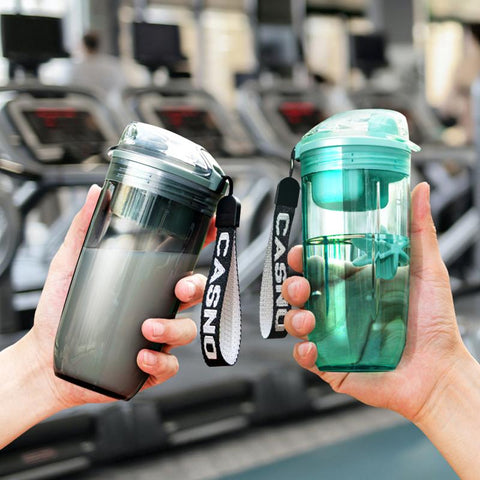 Sport Shaker Bottle Plastic Water Bottle-HA01300-Veeddydropshipping