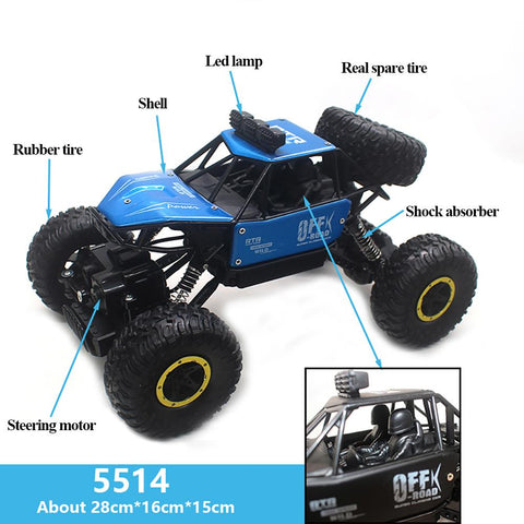 Paisible Rock Crawler 4WD 6WD Off Road RC Car Remote Control Toy Machine-TB01436-Veeddydropshipping