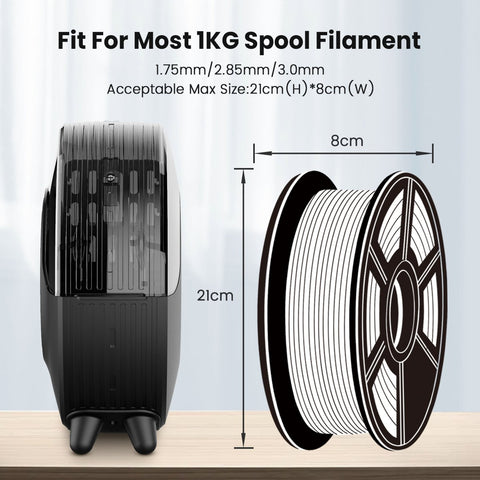 Machine Mate 360 ° surround to maintain filament drying bracket dual heater FDM-Veeddydropshipping
