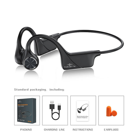 Real Bone Conduction Wireless Waterproof Bluetooth Earphones-Veeddydropshipping
