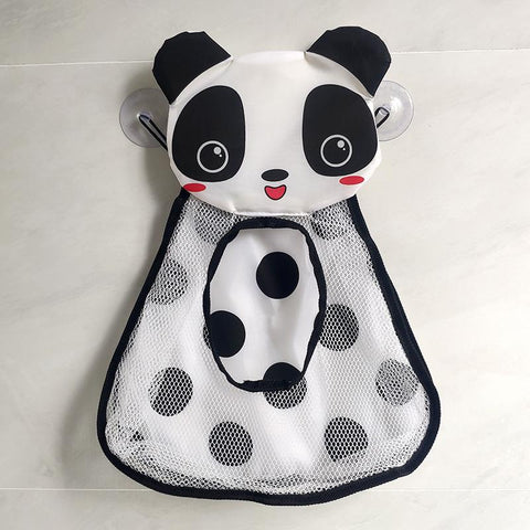 Cute Duck Frog Baby Bath Toys Organizer Strong Suction Cup Mesh Toy Storage Bag-TB00514-Veeddydropshipping